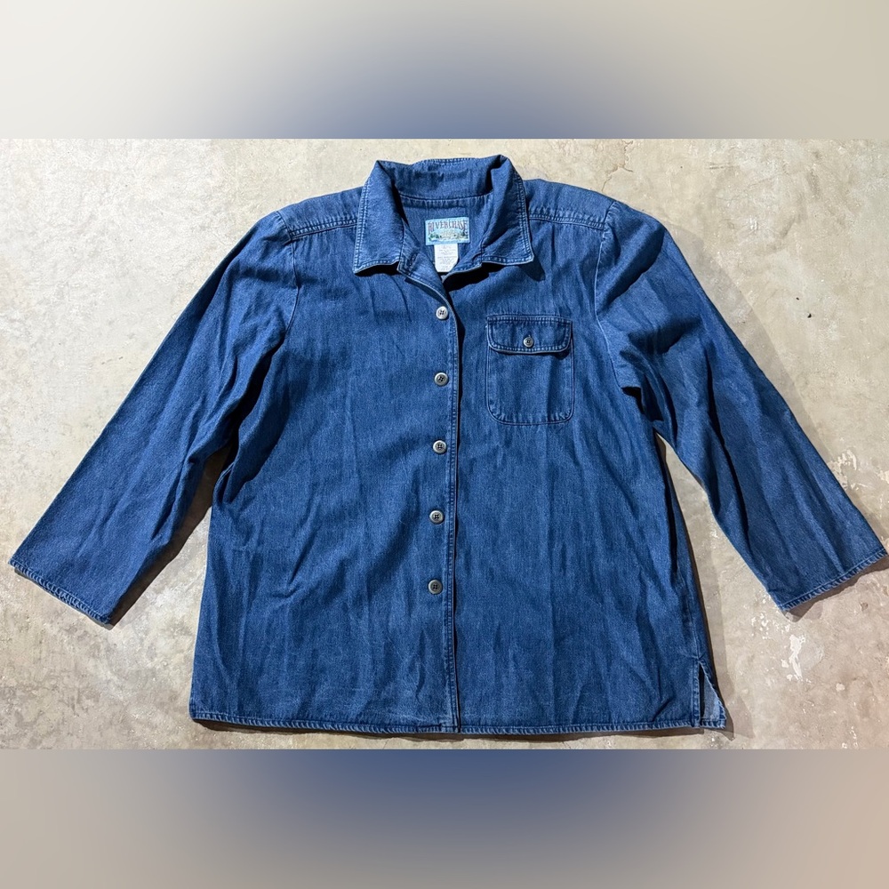 Vintage Riverchase Denim woman's Button-Up Shirt
